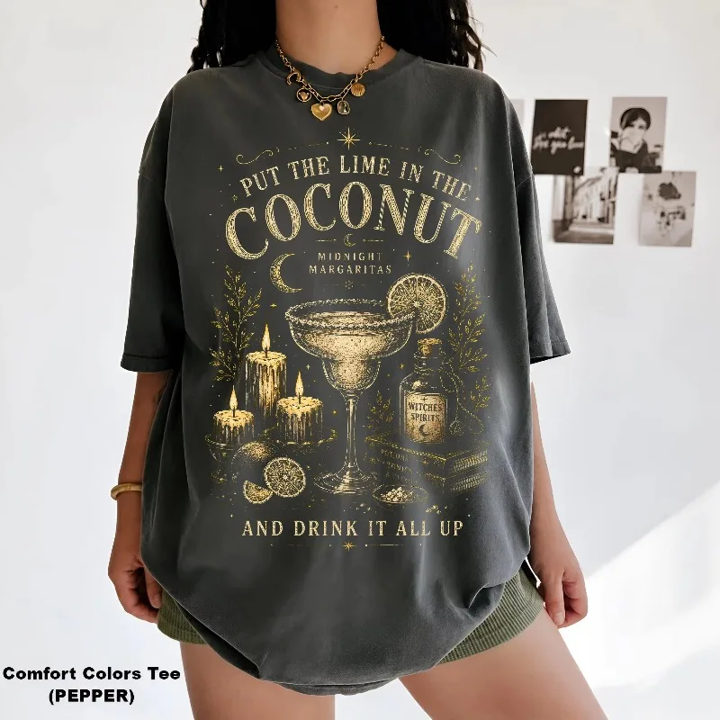 Midnight Margaritas Women's T-shirt Practical Magic 2 Magic Halloween T-shirt Retro Wizard Style T-shirt