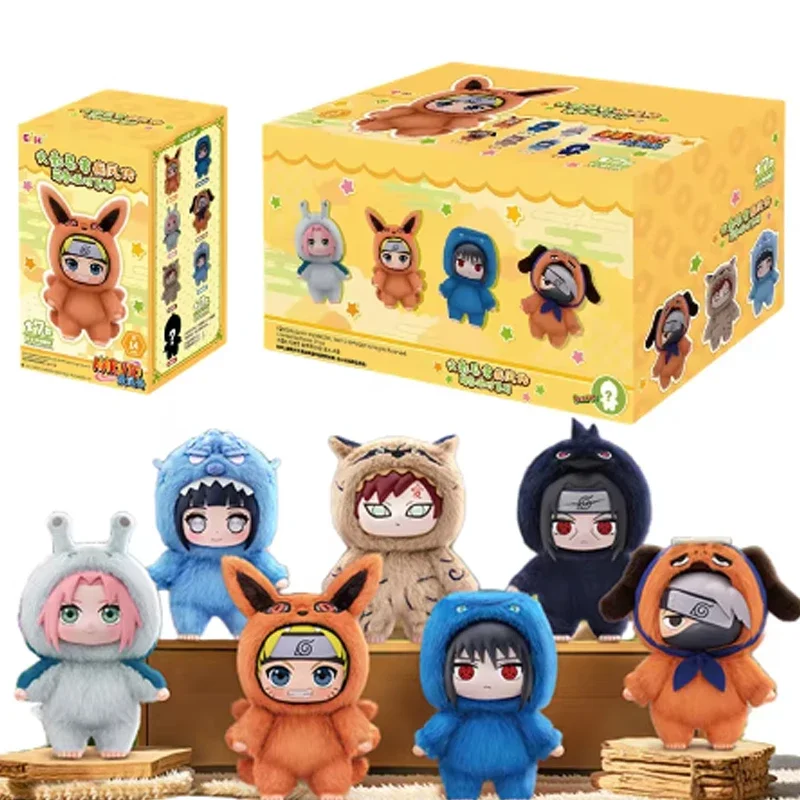 

Горячая новинка EAKI Naruto слепая коробка Shippuden Party Series Узумаки мягкая плюшевая фигурка Shippuden орнамент игрушка Рождественский подарок # # # #