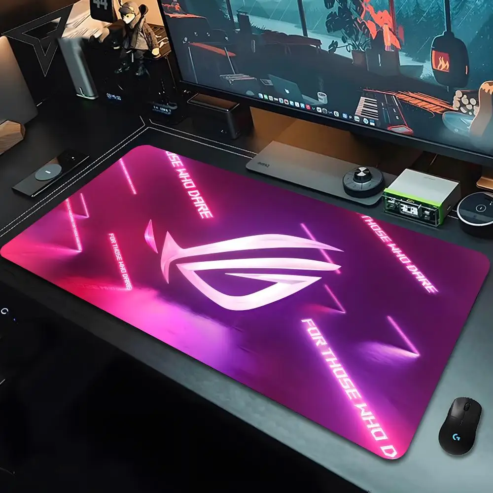 Alfombrilla de ratón ROG ASUS Xxl, alfombrilla de escritorio Kawaii de 900x400, accesorios para juegos de Pc, alfombrilla para ratón para ordenador y oficina, teclado