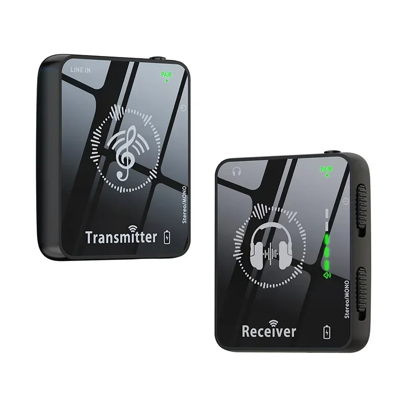 

2.4GHz Wireless Earphone Monitor Transmission System Rechargeable Wireless IEM System for Studio Live Transmitter & Receiver