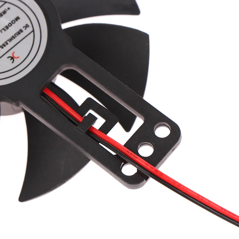New 1Pc Black DC 18V Universal Induction Cooker Cooling Fan Plastic Brushless Fan Cooling Fan Induction Cooker Accessories