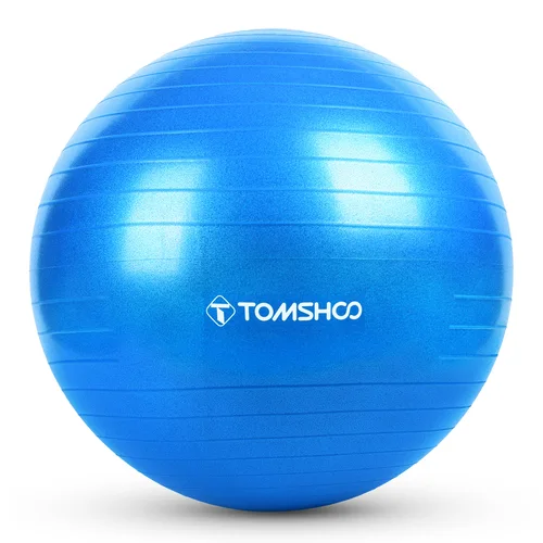 Pelota de Yoga gruesa de 45cm/55cm/65cm/75cm con bomba de pie para equilibrio de estabilidad, pelota de ejercicio físico para Pilates