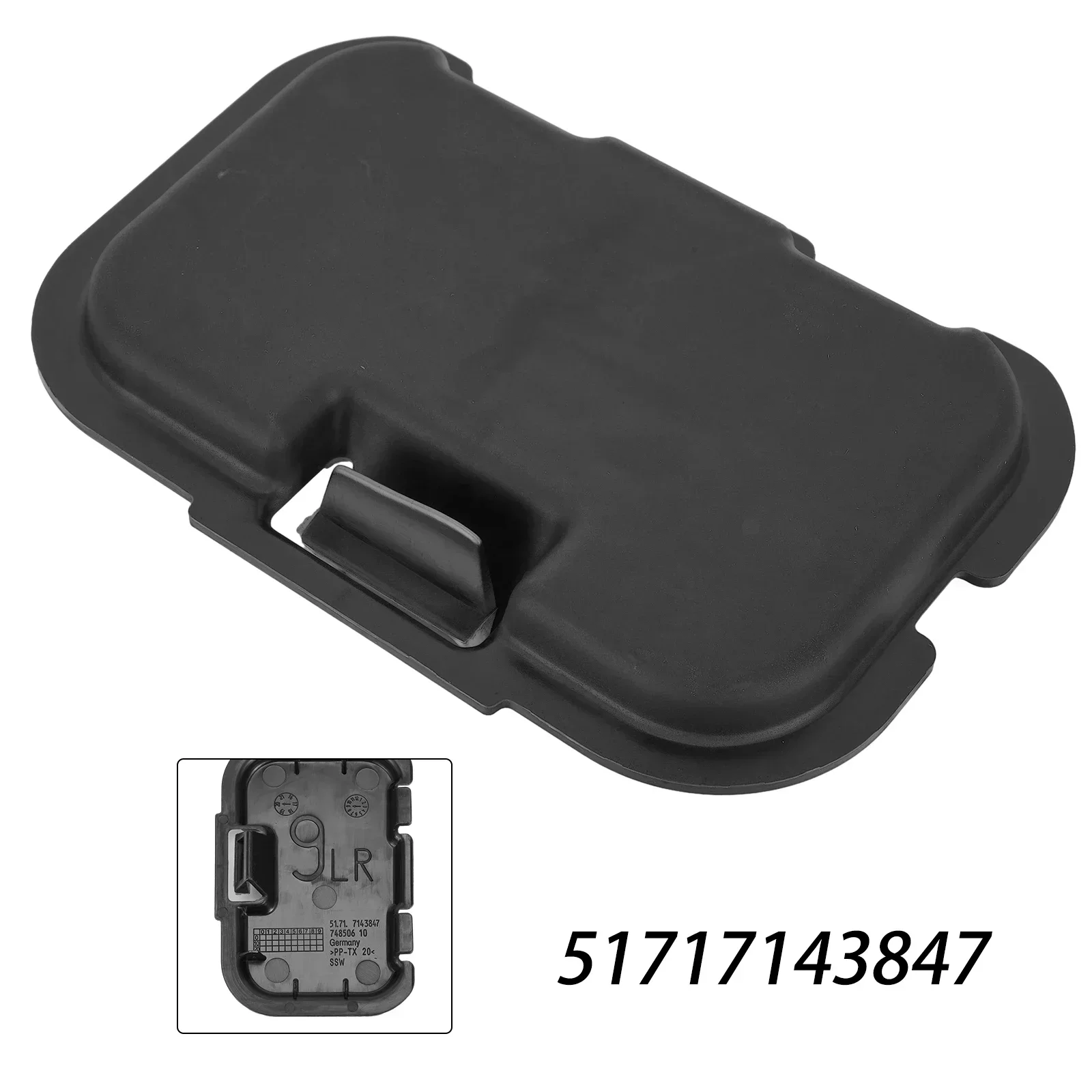 Alta qualità per BMW Serie 3 E90 E91 Berlina Wagon 2006-2010 Copertura di accesso Tappo di copertura di accesso 51717143847   Rivestimento dell'arco plantare