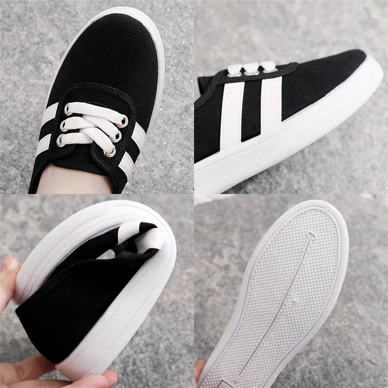 Versatile New Canvas Shoes Women\'s Little White Cloth Shoes ULZZANG Board Shoes Low Top Instagram Trendy Women\'s Shoes Fall 2024