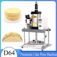 Pneumatic Pizza Dough Press  Pancake Flattening Maker Equipment Taco Bread Making Machine