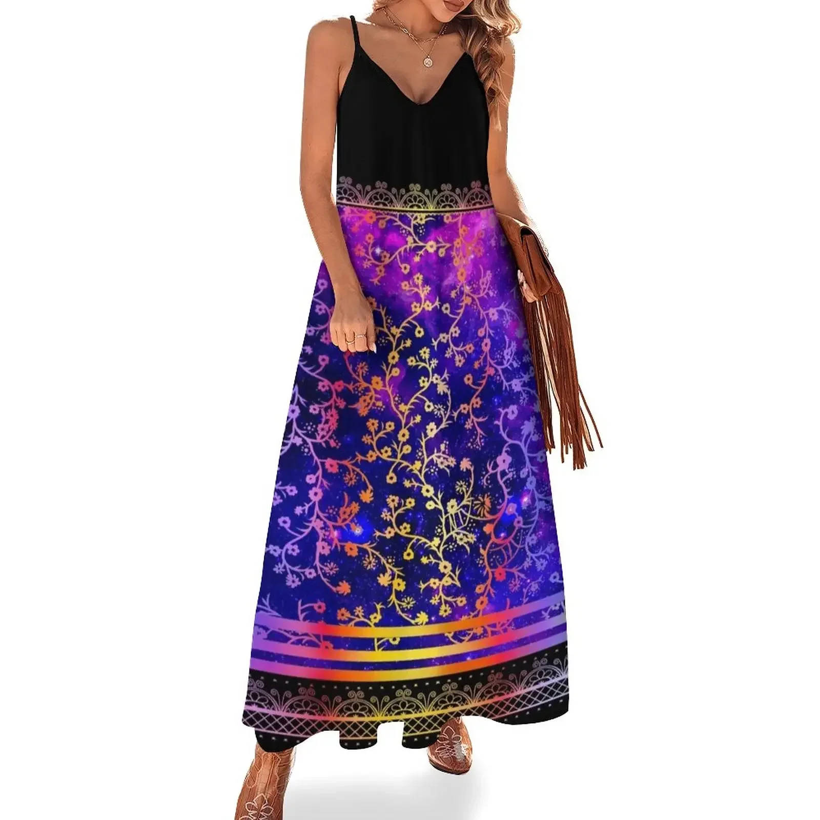 

Skydome Rainbows Sleeveless Dress dresses for women summer dress korean women Dress