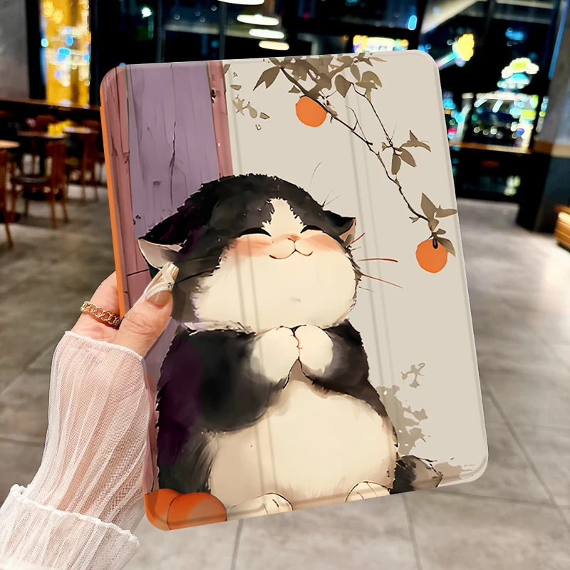 

Чехол для планшета Happy Kitten ДЛЯ iPad pro 10/11 дюймов 2020/6/7/8/Air 3rd/Air 4/9th Gen/Air 5-го поколения 2022/Air 11