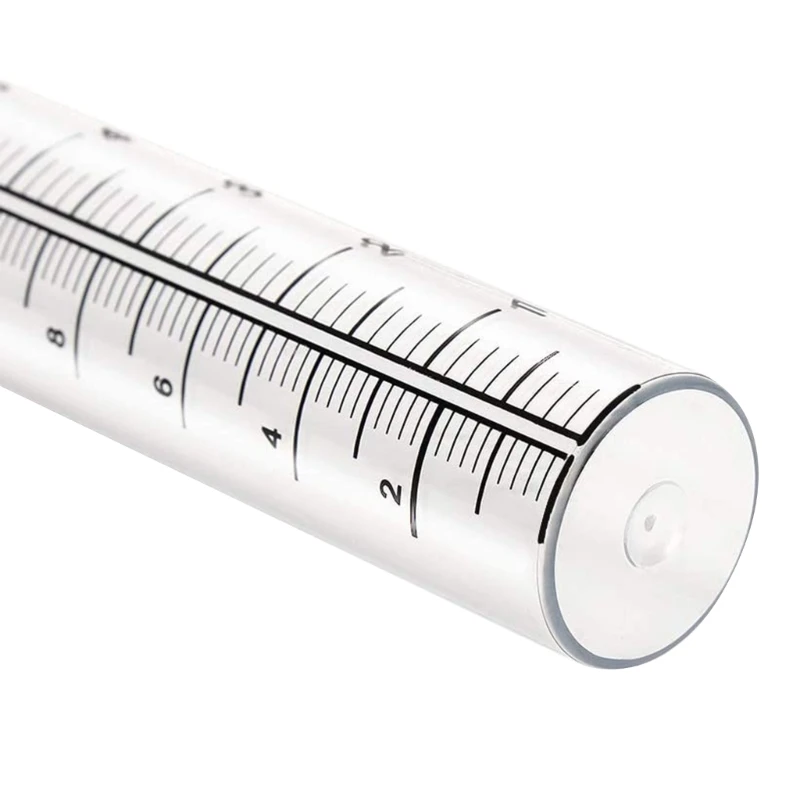 Imagem -05 - Vidro Rain Gauge Substituição Tubo com Lip Crack-proof Rain Meter Fácil de Ler Quintal ao ar Livre Jardim Capacidade
