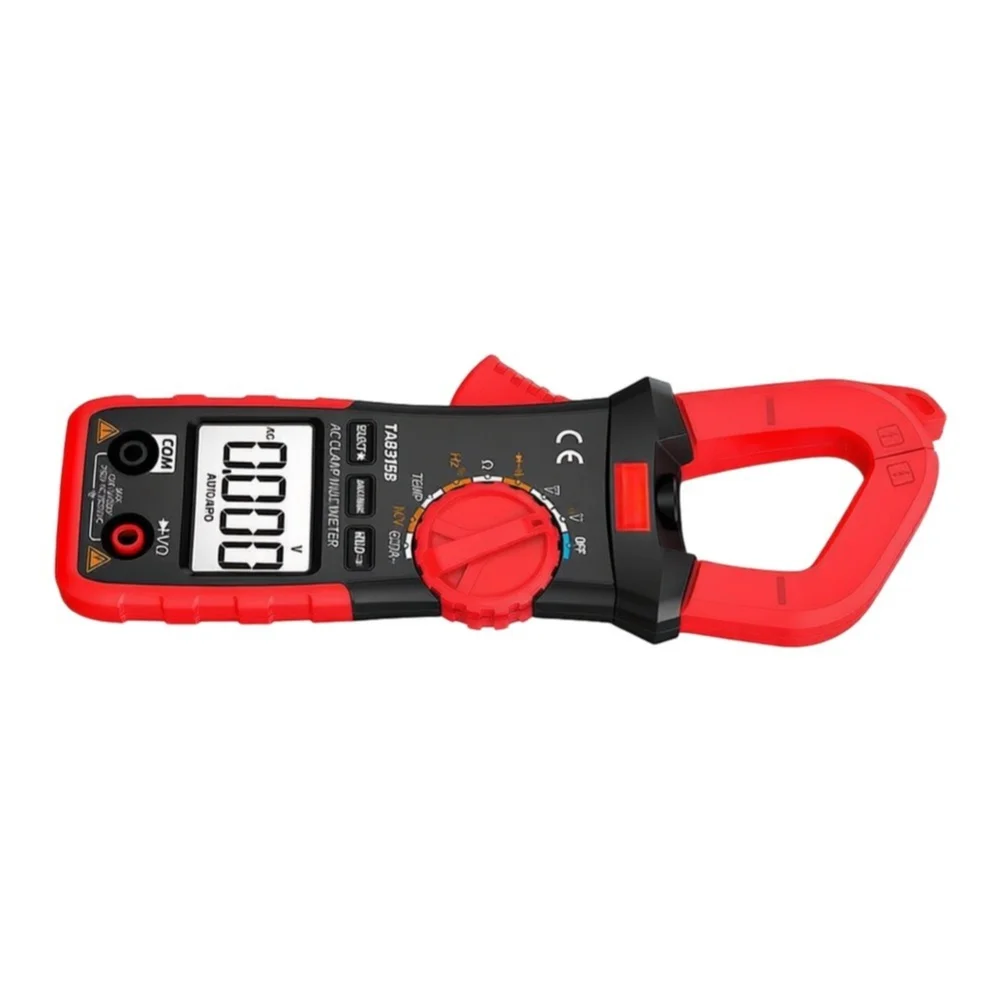 Digital True For RMS Clamp Meter Supporting 600A AC Current NCV Detection Backlight LCD Resistance Diode and Continuity Testing