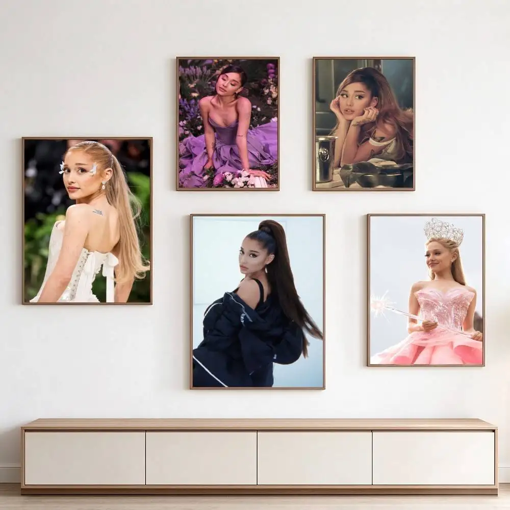 Ariana Grande You Love Me  Poster Waterproof Wall Art Sticker For Bar Living Room Vintage Decor High Quality Print Gift