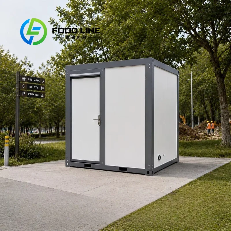Mobile Public Toilet Human‑Oriented Interior Modular Toilet Unit Offer Comfort Sanitation Experience For Outdoor Workers Tourist