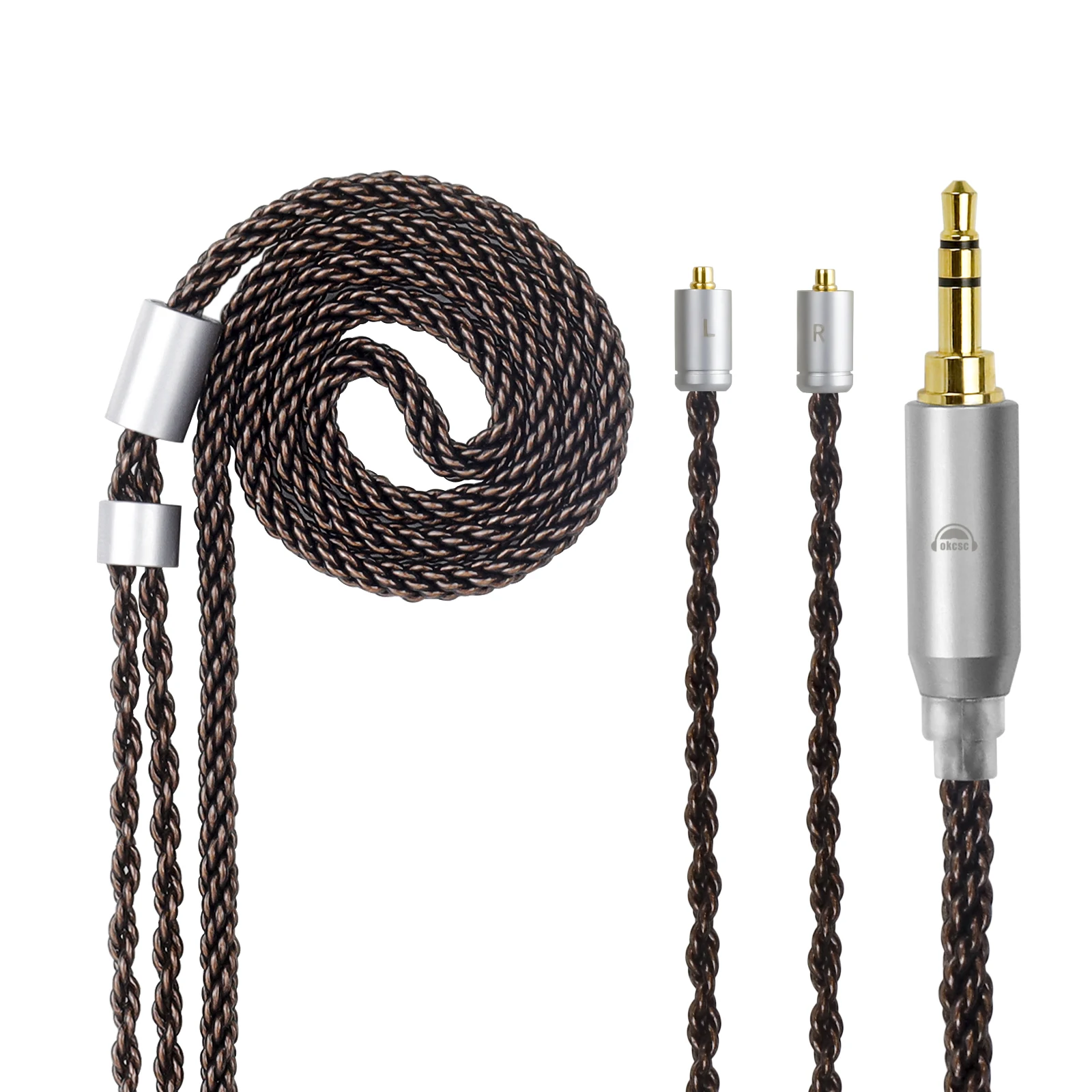 OKCSC ZT8 MMCX 0.78mm A2DC IE400 IE40PRO 8 core Headphone