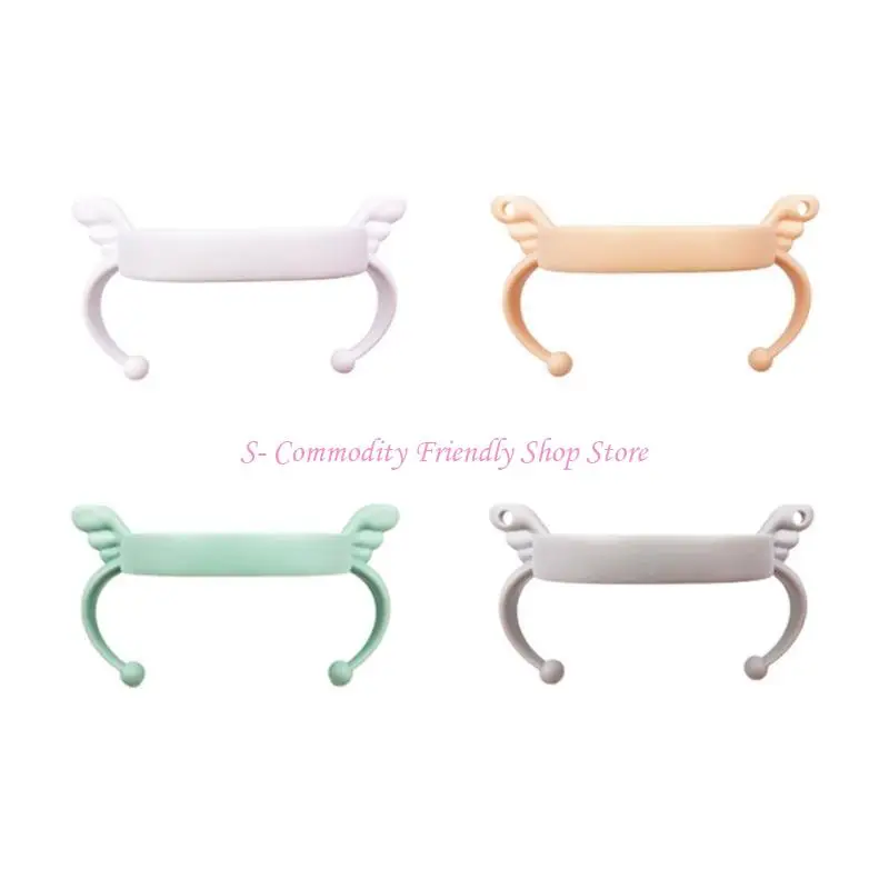 

85AE Baby Bottle Handles Natural Baby Bottle Handle Wide-Neck Easy Carry Handle Lightweight Bottle Handle