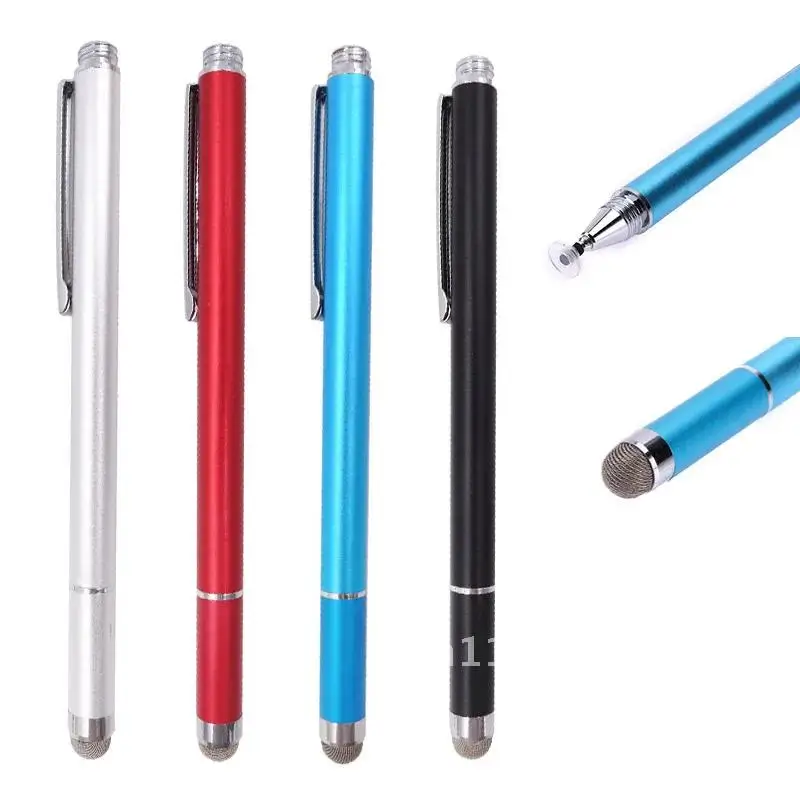 

2in1 Capacitive Pen Touch Screen Drawing Pen Stylus with Conductive Touch Sucker Microfiber Touch Head for Tablet PC Smart Phone