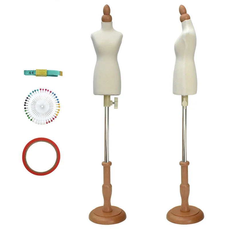 1PC Tailor Cutting Student Teaching Sewing Clothing Display Stand Female Mannequin Mini Figure Model Props