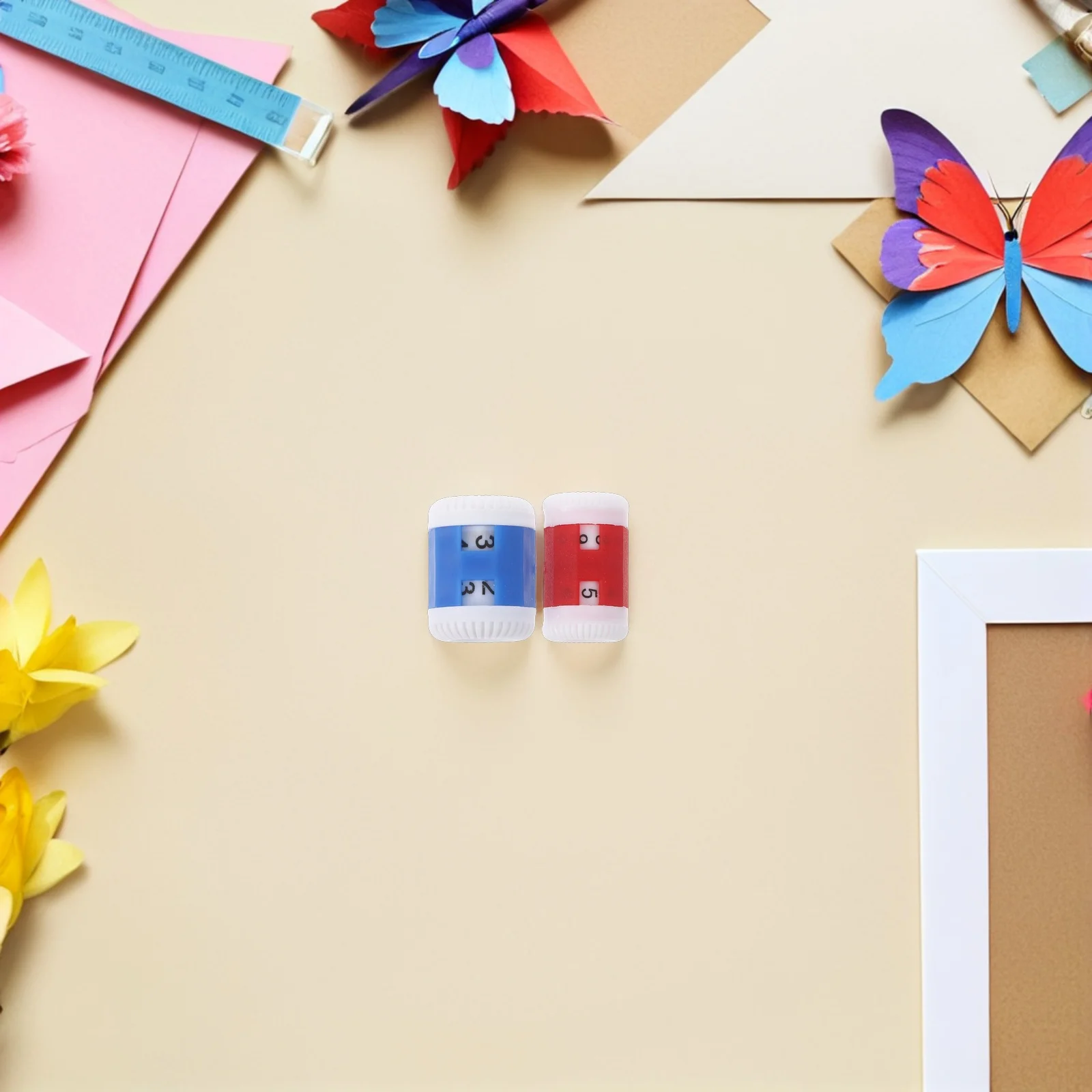 10 قطعة صف الحياكة عداد البلاستيك غرزة مجموعة أقلام دقيقة خفيفة الوزن دليل مكافحة ل الكروشيه لوازم الحياكة الغزل