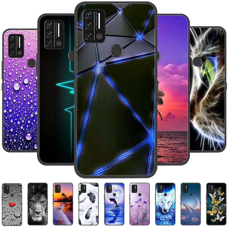 For UMIDIGI A9 Case Shockproof Soft silicone TPU Back Cover For UMIDIGI A9 Pro Phone Cases for Umidigi A7Pro Protector Fundas