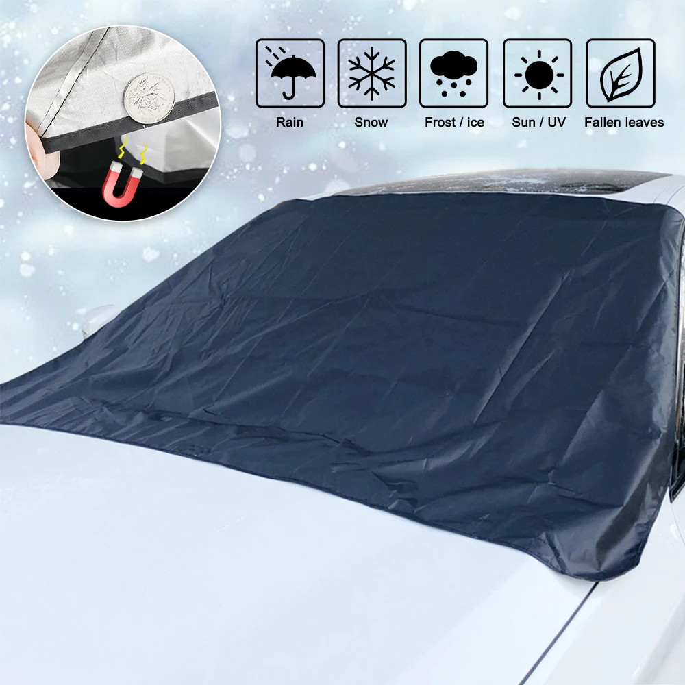 

Automobile Magnetic Sunshade Cover Car Front Windshield Snow Sun Shade Waterproof Protector Cover For SUV And Ordinary Car