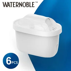 Waternoble Universal Replacement Water Filter Cartridge for BRITA & More Purifier Water Pitcher Compatible Reduce Impurities