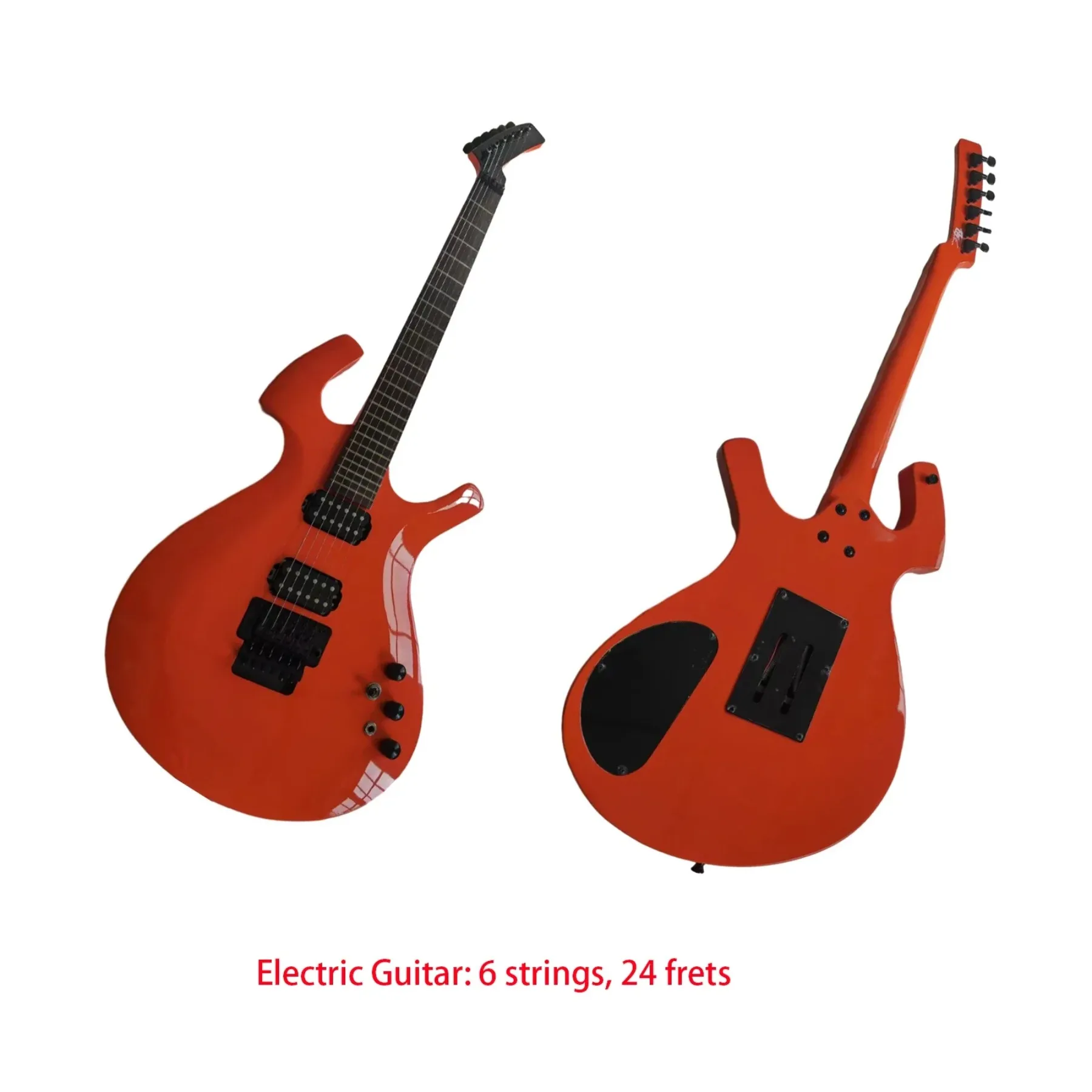 Red Electric Guitar 6 Strings 24 Fret - High Quality, For Beginners & Music Lovers, Stage Performance Guitar