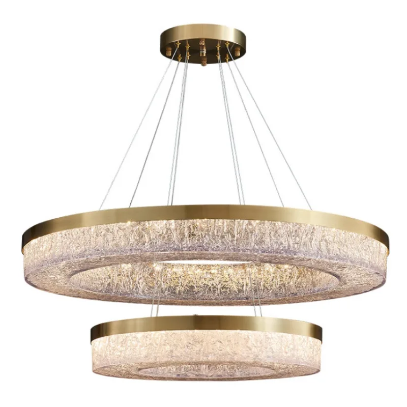 

Full spectrum eye protection high-grade resin imitation crystal lamp, post-modern simple guest dining room bedroom intelligent
