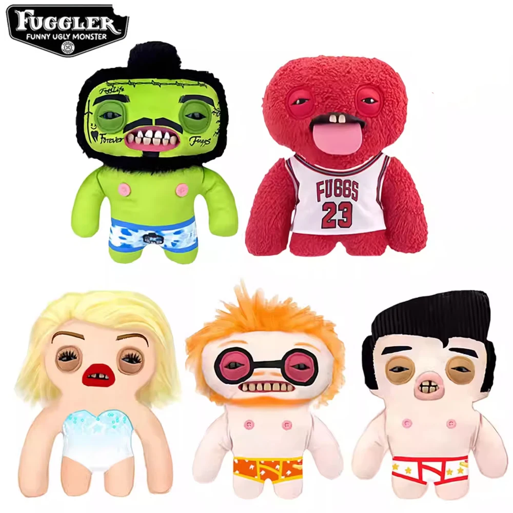Fuggler Fuggstars Plush Toys Stuffed Animal Collectible Soft Funny Ugly Teeth Monster Stuffed Animal Toy 22CM Cute Cartoon Dolls