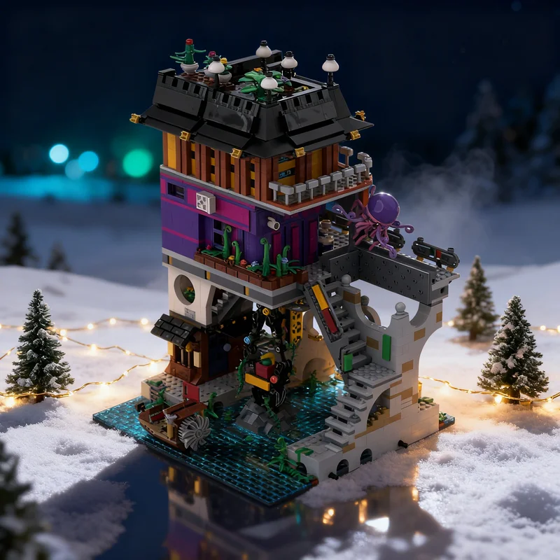 

3021pcs MOC City Building 01 Ninjia Model Blocks DIY Gift Creative Collectible Display Decor Premium Adult Kids Desk Home Toy