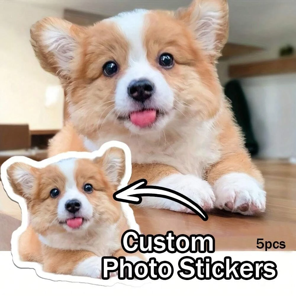 

Семейные фото на заказ, наклейки для домашних животных, чашка для воды для ноутбука, автомобиля, кухни, персонализированные, высокое качество, день рождения, Валентина