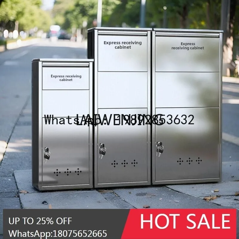 A31-express door household express cabinet stainless steel outdoor anti-theft package delivery box