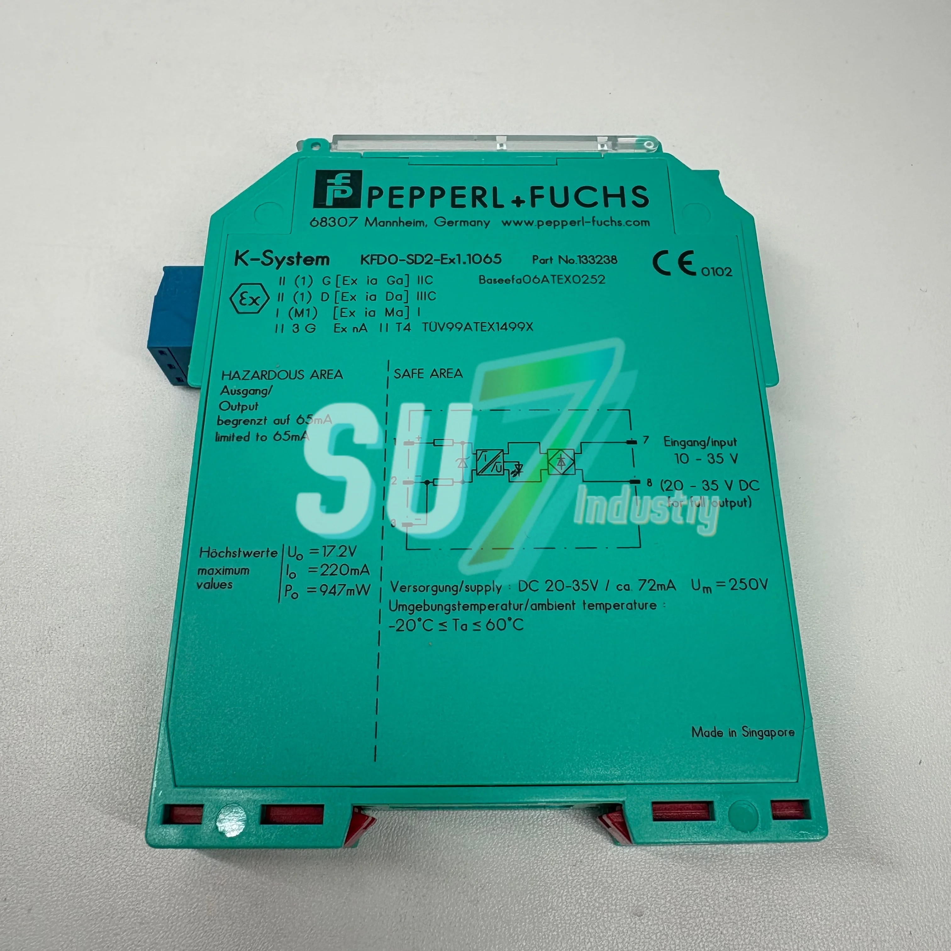 100%НОВЫЙ KFD0-SD2-Ex1.1065 Защитный барьер