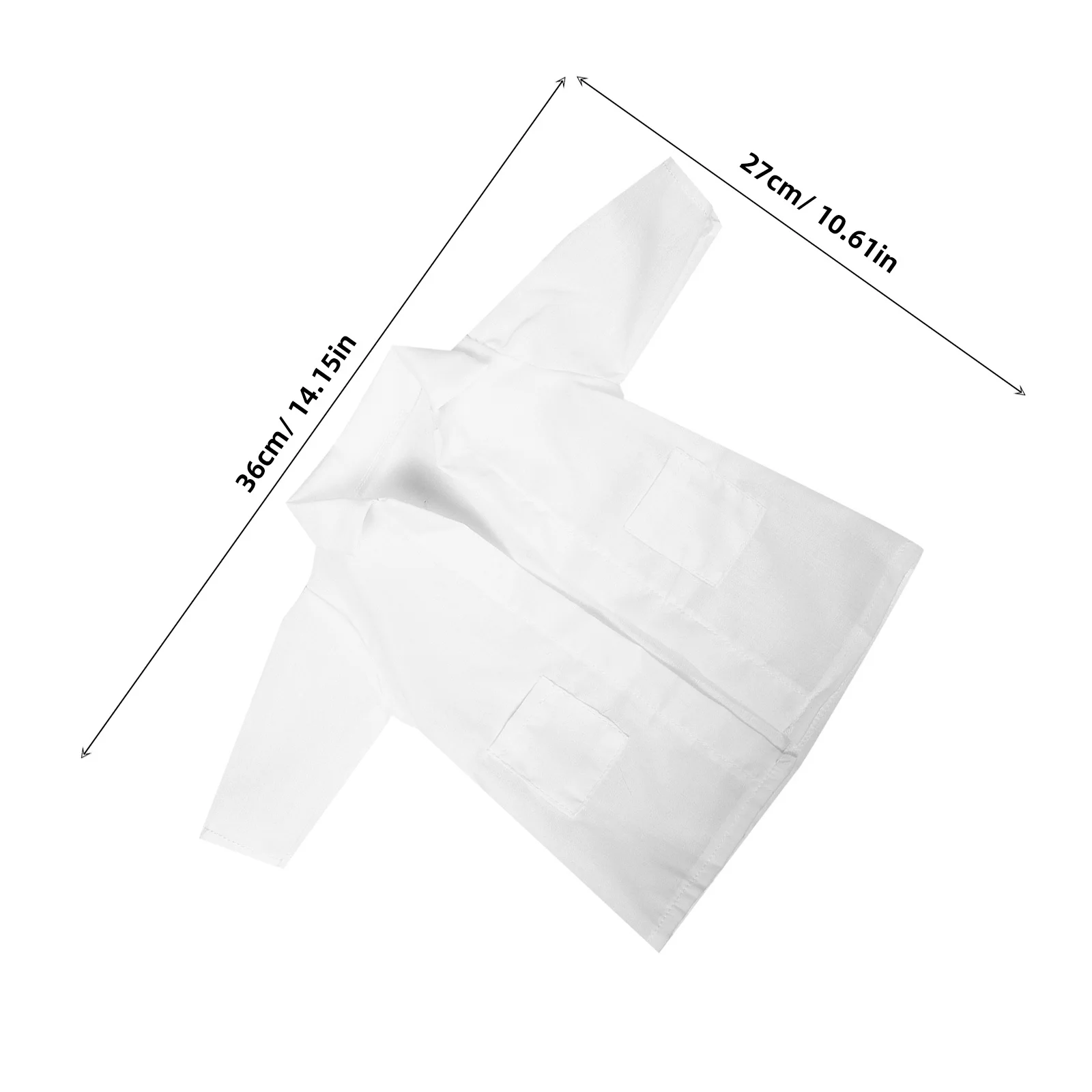 1セット 18インチの服 看護師 医師テーマ ミニチュアコートアクセサリー ごっこ遊び ドレスアップ用品 18インチプレイセット