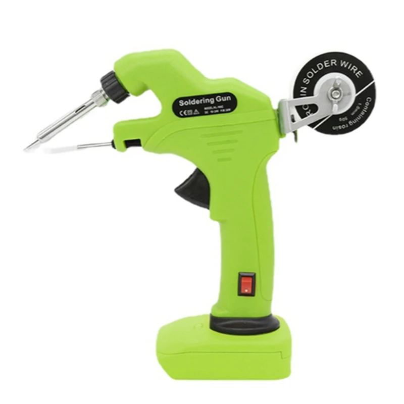 

1Set Electric Send Tin Tool Heating Cordless Soldering Tool For Black Decker Battery Green