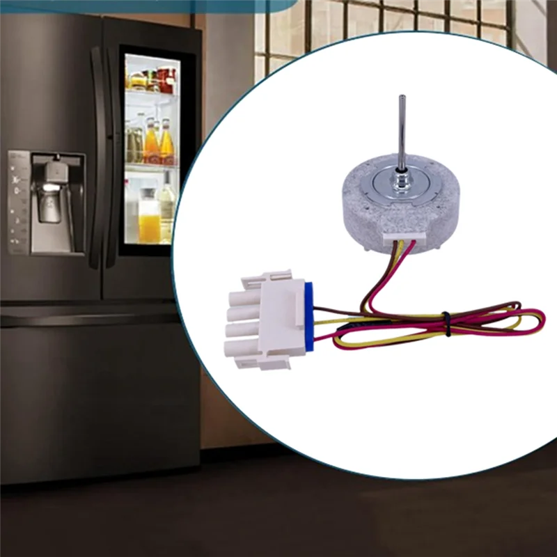 مشعاع الثلاجة لجزء استبدال الفريزر-لمحرك مروحة تبريد ثلاجة الكترولوكس DC12V 2.7W FDQB38EL2