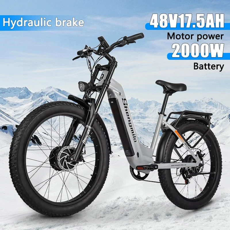 Ebike Shengmilo MX06 Pro Electric Bike 2000W Motor Power Fat bike electric 26