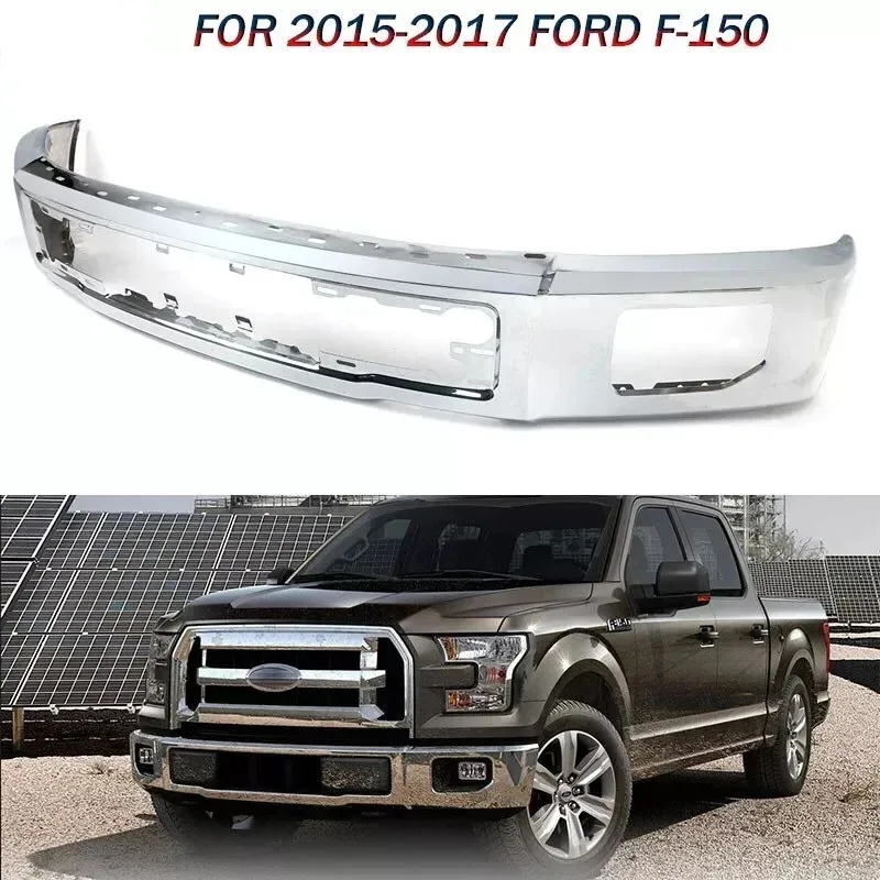 

Steel Chrome Front Bumper Face Bar Bumper Front Bumper for F150 2015-2017 FO1102422