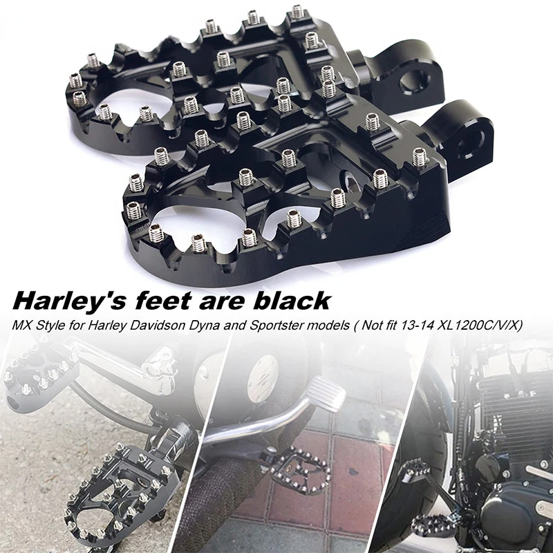 Cross-border exclusively for motorcycle MX style pedals with nails wear-resistant and non-slip