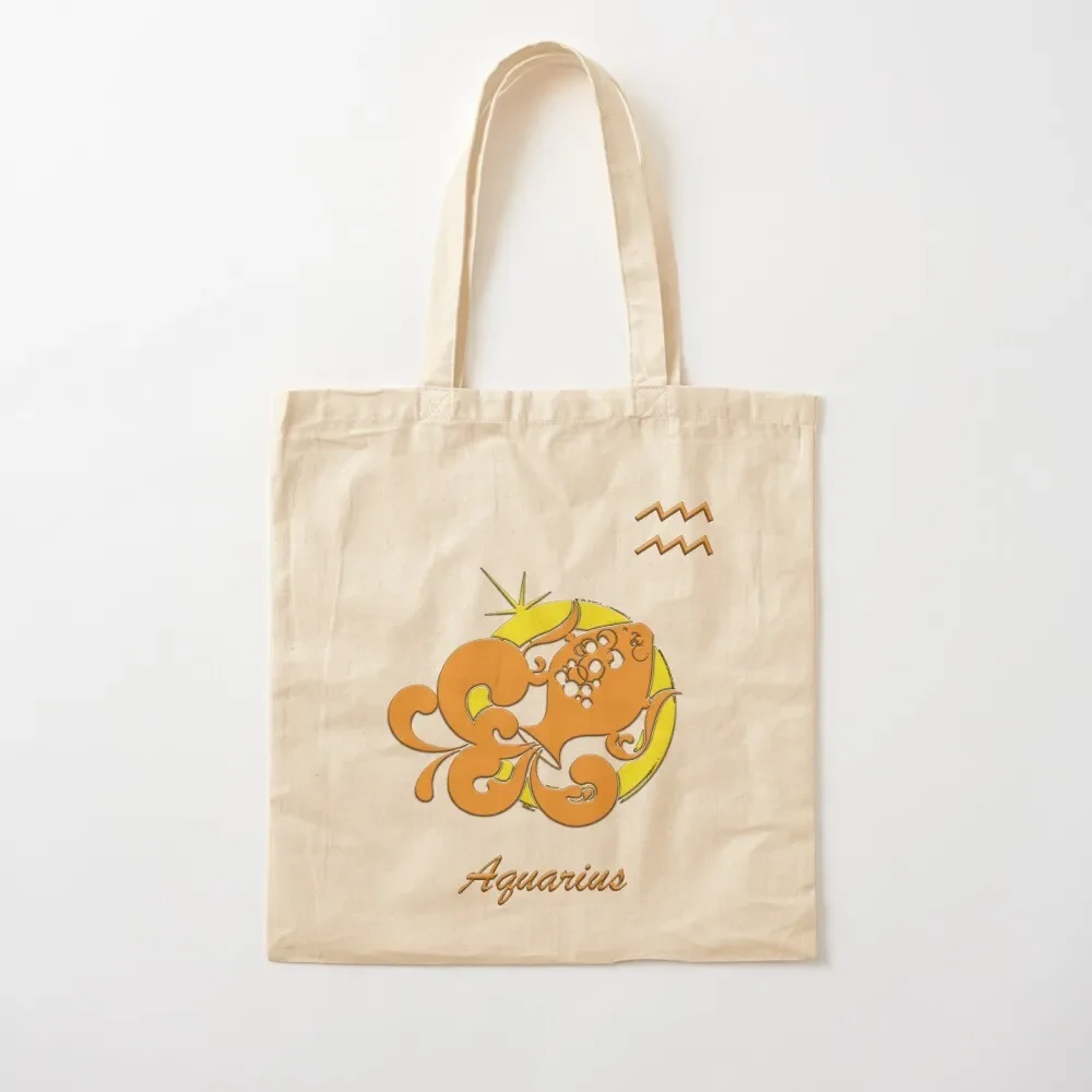 

Aquarius Zodiac Sign D1V3-1 Tote Bag foldable reusable bag tote bag canvas hand bags Women's shopper