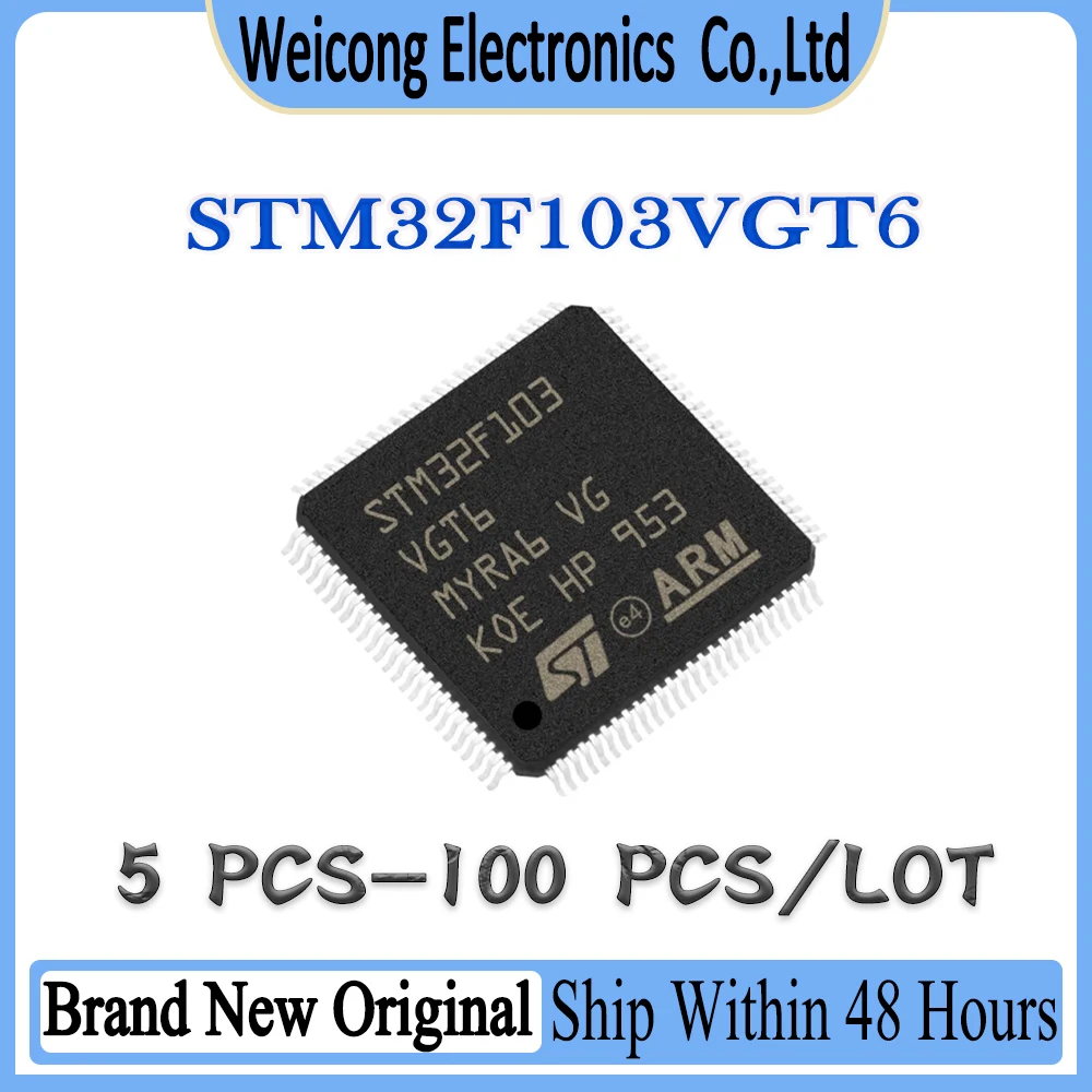 STM32F103VGT6 STM32F103VGT STM32F103VG STM32F103V STM32F103 STM32F STM32 STM IC MCU Chip LQFP-100