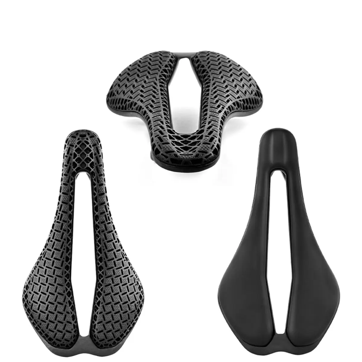 

PROMOTION~ GOLDIX T68 3D Printing Road Bike Saddle Ultralight Carbon Fiber Base Plate and Track TPU Printing Leather Options EVA