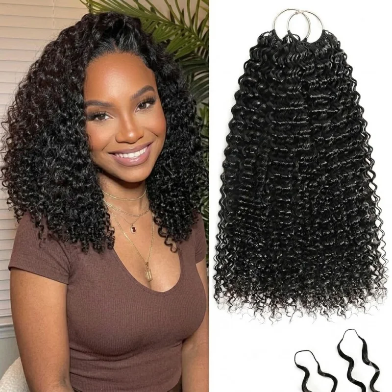 knotless-deep-curly-synthetic-crochet-bundles-16-inch-natural-black-pre-separated-invisible-hair-for-ladies