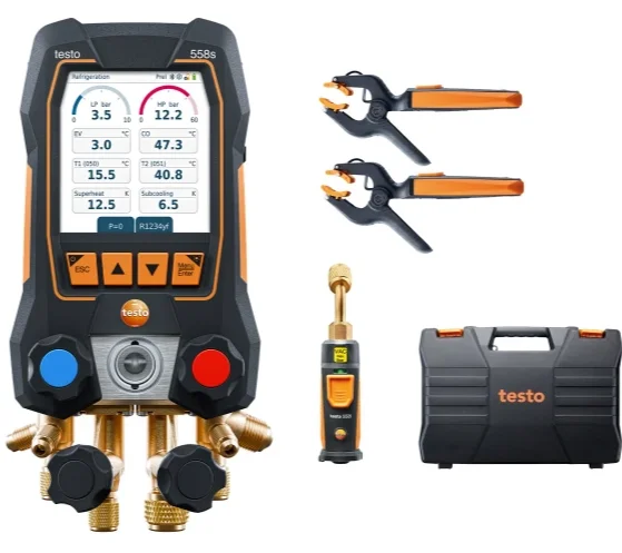 

Hot Sale Original Testo 558s/557s 550s Refrigerant Pressure Distribution Table Digital Refrigerant Performance Goods