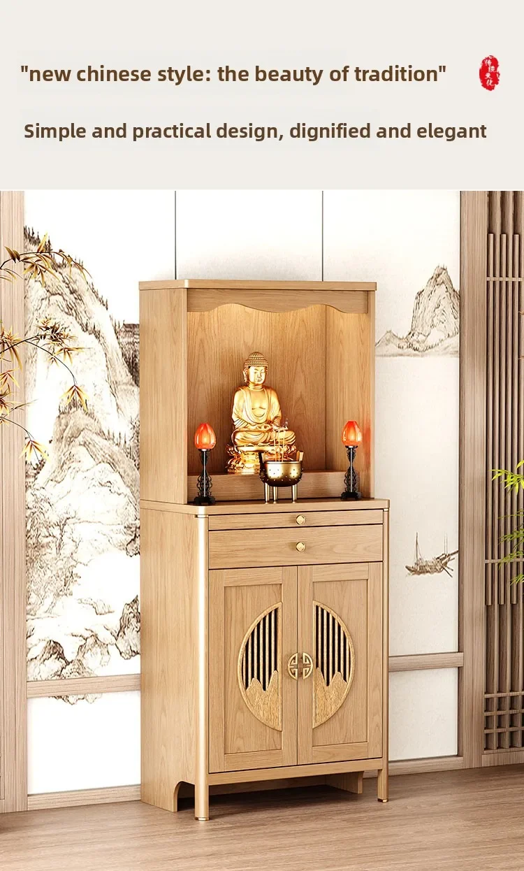 YFY طاولة مذبح بوذي خزانة ضريح قوانيين بوديساتفا إله الثروة مذبح البخور طاولة الاستخدام المنزلي