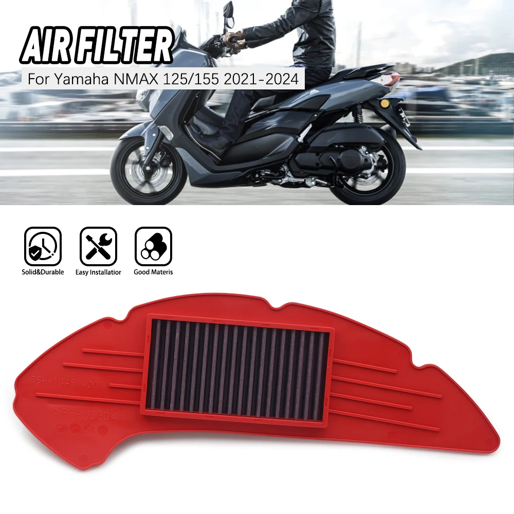 

2023 New Motorcycle Accessories Air Filter Cleaner For YAMAHA XMAX155 XMAX 155 2020 2021 2022