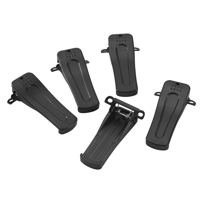 

5PCS Belt Clip For H777 Hot Model Baofeng Radio BF-666S BF-777S BF-888S 666S 777S 888S Walkie Talkie Accessories Clamps Black