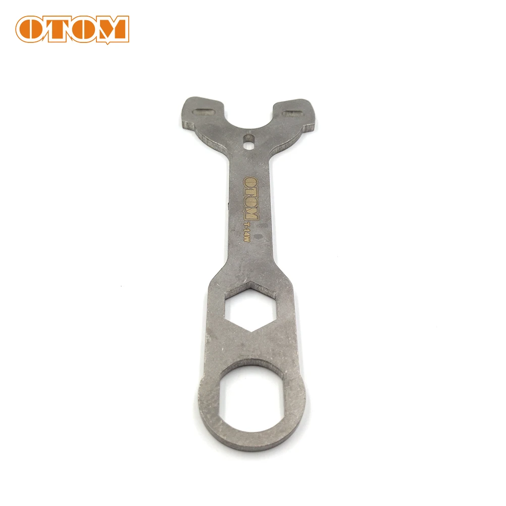 OTOM Motorcycle Adjustment Wrench Tool Rear Shock Absorber Oil Seal Seat Remove Spanner Universal For Quad Bike ATV Dirt Bike