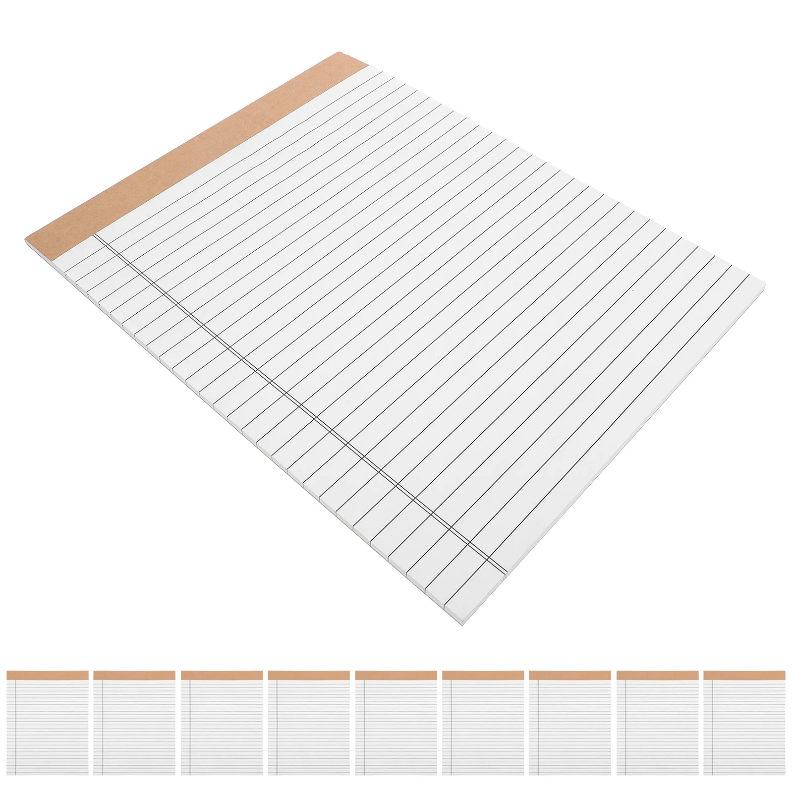 10 قطعة دفاتر الملاحظات الورقية القانونية 20.3X28 سنتيمتر 80Gsm سميكة اصطف منصات الكتابة المحمولة مثقب للمدرسة مكتب الأعمال اليومية مخطط #3