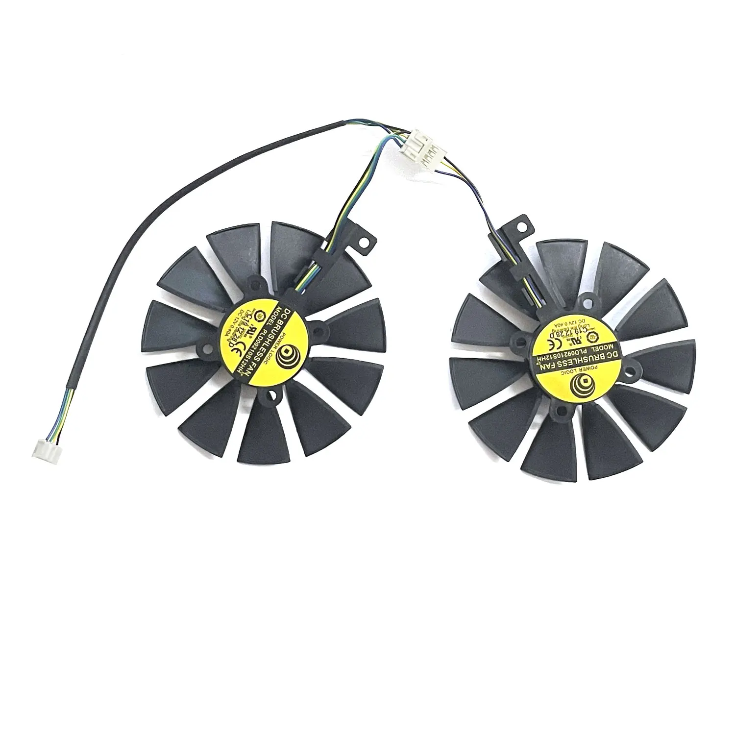 T129215BU PLD09210S12HH FDC10U12S9-C RX580 Fan for Arez Asus Radeon RX 470 4Gb Mining 570 580 Expedition OC Graphics Cooling Fan