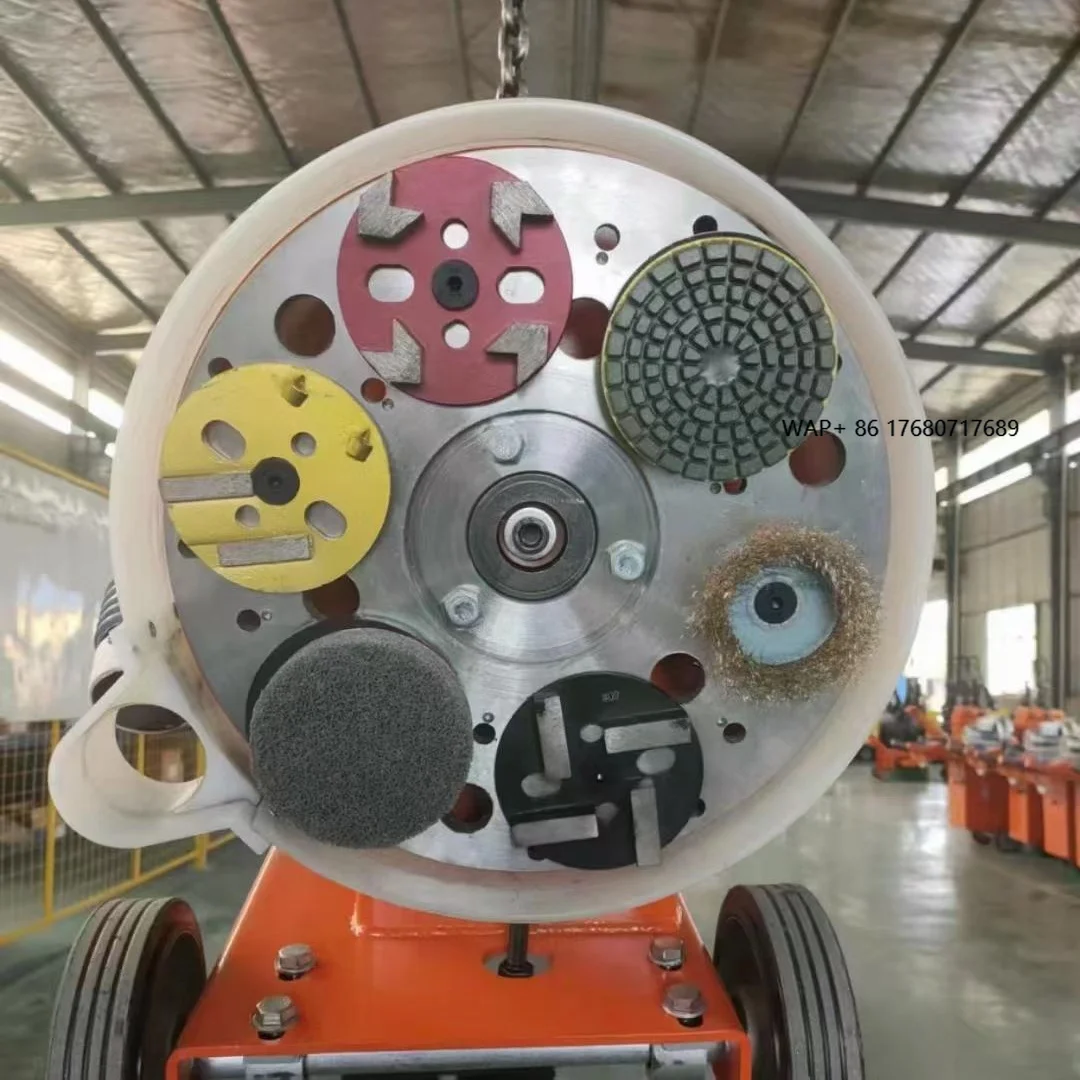 

Concrete Grinder Floor Polishing Machine With Vacuum Floor Grinder Surface Vertical Grinding