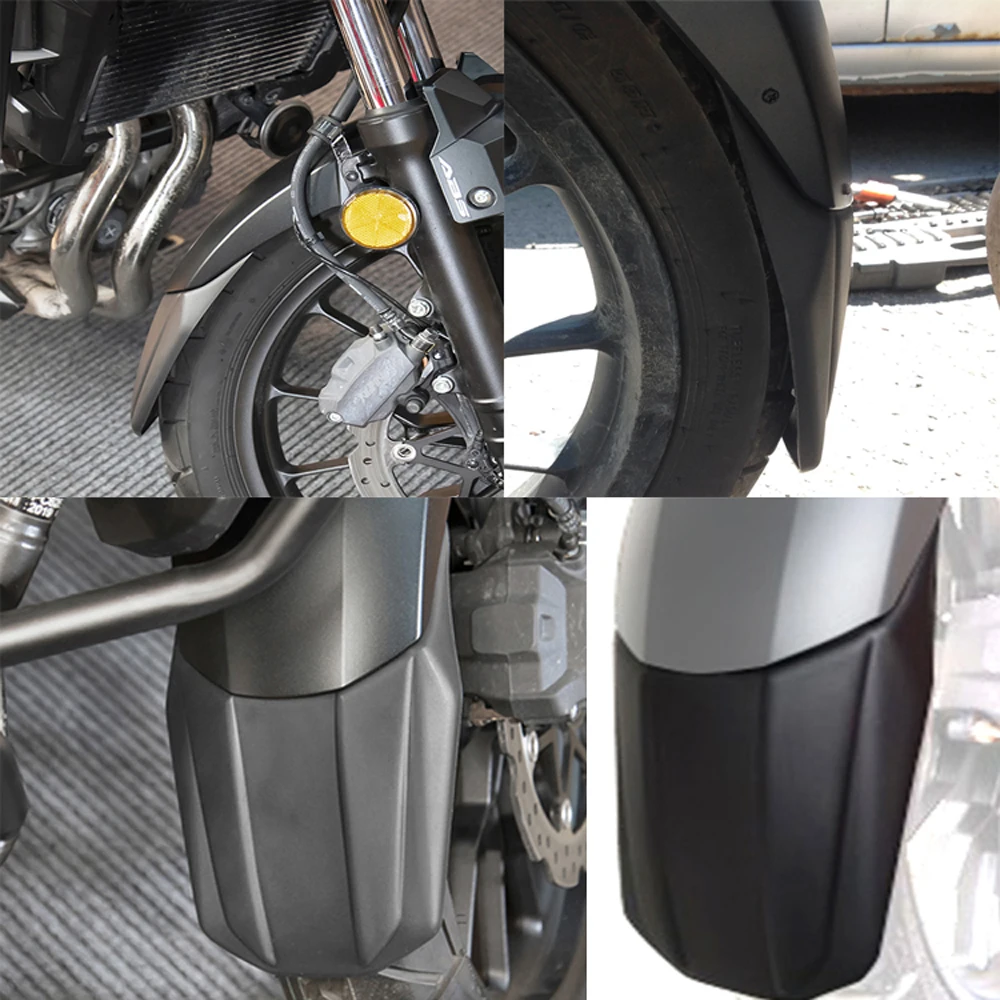 For HONDA CB500 CB500X CB500F CB500R 2013-2021 Motorcycle Mudguard Fender Splash Guard Extension Mudflap Cover Accessories