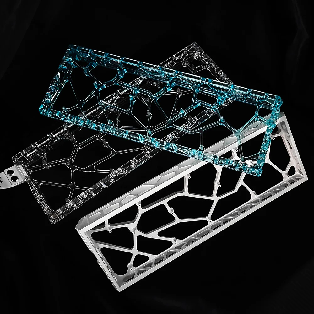 Custom 68 Keys Hollow Keyboard Case PC Resin Shell for MADCATZ Mad68 Ace68 ATK Magnetic Axis Mechanical Keyboard Shell DIY Gifts